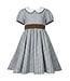 Ishtex Blue/Khaki Plaid Dress