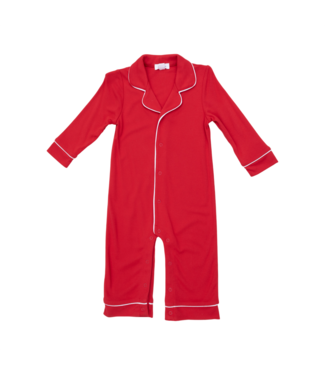 Angel Dear Ribbon Red L/S Coat Style Romper
