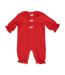 Angel Dear Ribbon Red L/S Ruffle Collar Romper