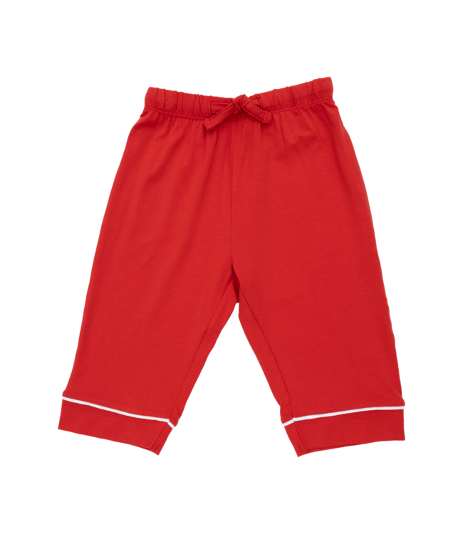 Angel Dear Ribbon Red Knit Kids Long Sleeve Flame Resistant Coat Style with Pant