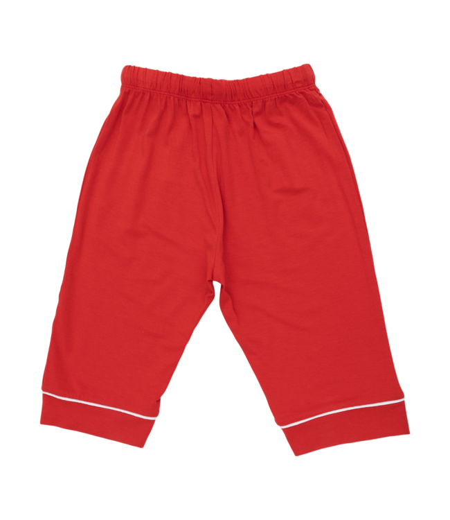 Angel Dear Ribbon Red Knit Kids Long Sleeve Flame Resistant Coat Style with Pant