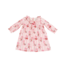 Angel Dear Pink Bows & Santa Long Sleeve Nightgown with Ruffle Collar