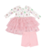 Angel Dear Sugar Plum Fairies Twirly Long Sleeve Tutu Dress with Cartwheel Short
