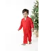 Angel Dear Ribbon Red Long Sleeve Coat Style Romper