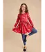 Tea Collection Girls Hollyhock Garden Long Sleeve Wrap Neck Dress