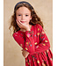 Tea Collection Girls Hollyhock Garden Long Sleeve Wrap Neck Dress