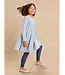 Tea Collection Girl Blue Fog Velour Ballet Dress