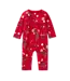 Tea Collection Little Girl Hollyhock Garden Wrap Baby Romper