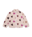 MinyMo Girls Hushed Violet Teddy Jacket with Lining