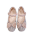Doe a Dear Girls Pearl Bowtie Flat Shoes