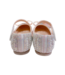 Doe a Dear Girls Pearl Bowtie Flat Shoes