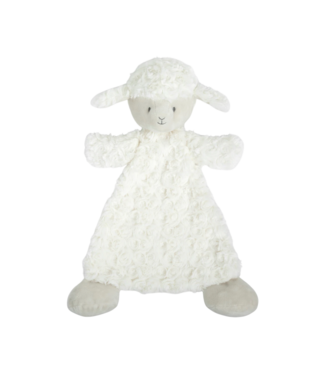 demdaco Dolly Lamb Rattle Blankie