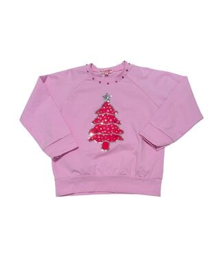 Cotton Candy Christmas Tree Sweatshirt