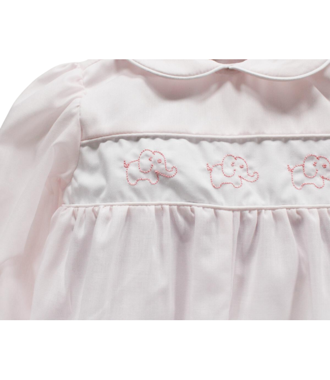 Pink Elephant Leilani Romper | Baby Blessings Clothing