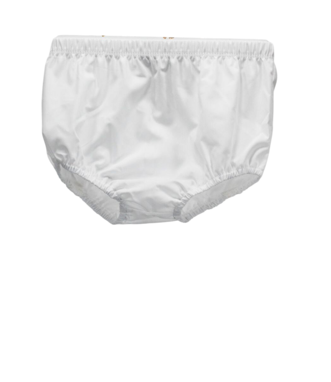 White Diaper Cover with Lace | Baby Blessings Clothing