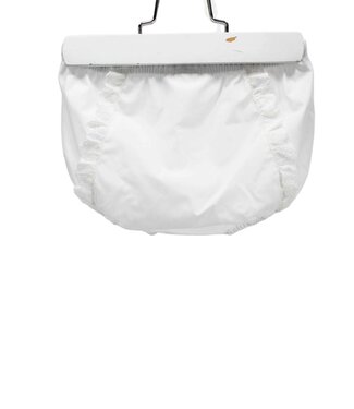 Baby Blessings White Diaper Cover with Lace