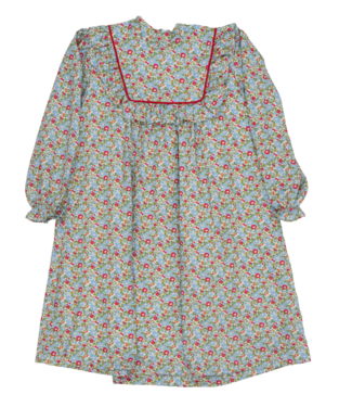 The Oaks Apparel Haley Evergreen Floral Dress