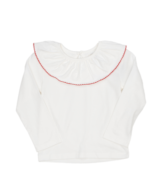 The Oaks Apparel White with Red Larrison Shirt
