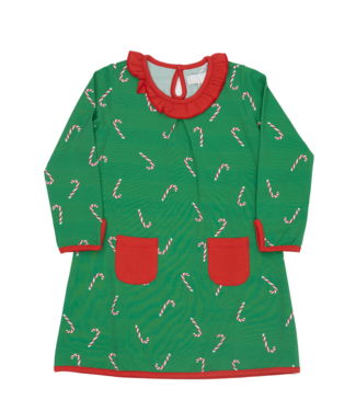 The Oaks Apparel Khloe Candy Cane Lane Dress