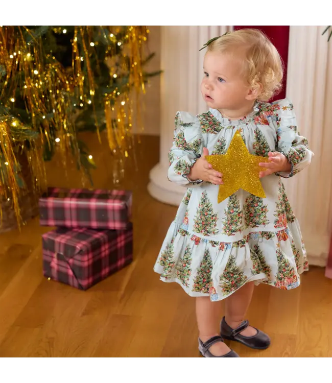 Trees & Presents Harper Dress Set | Pink Chicken