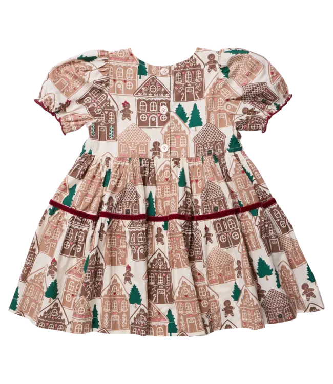Gingerbread Houses Eliza Dress | Pink Chicken