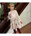 Antique Candy Canes Girls Lame Steph Dress | Pink Chicken