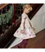 Antique Candy Canes Girls Lame Steph Dress | Pink Chicken