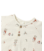 Ivory Holiday Mouse Henley Jumpsuit | Rylee + Cru