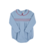 Long Sleeve Bradford Bubble - Barrington Blue with Richmond Red