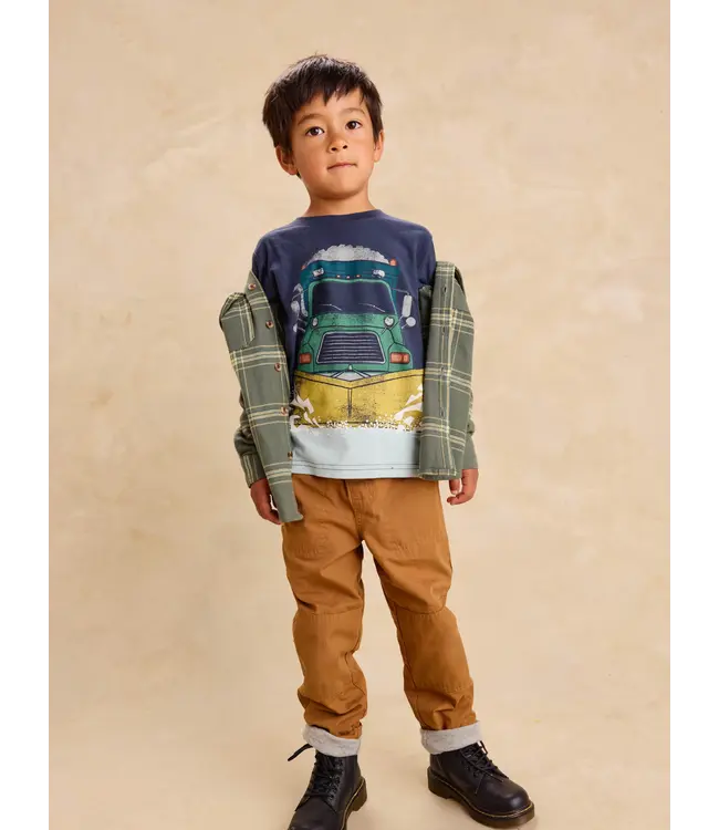 Boys Acorn Cozy Does It Lined Pants | Tea Collection