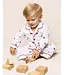 Holiday Journey Baby's Twill Classic Romper | Petite Plume