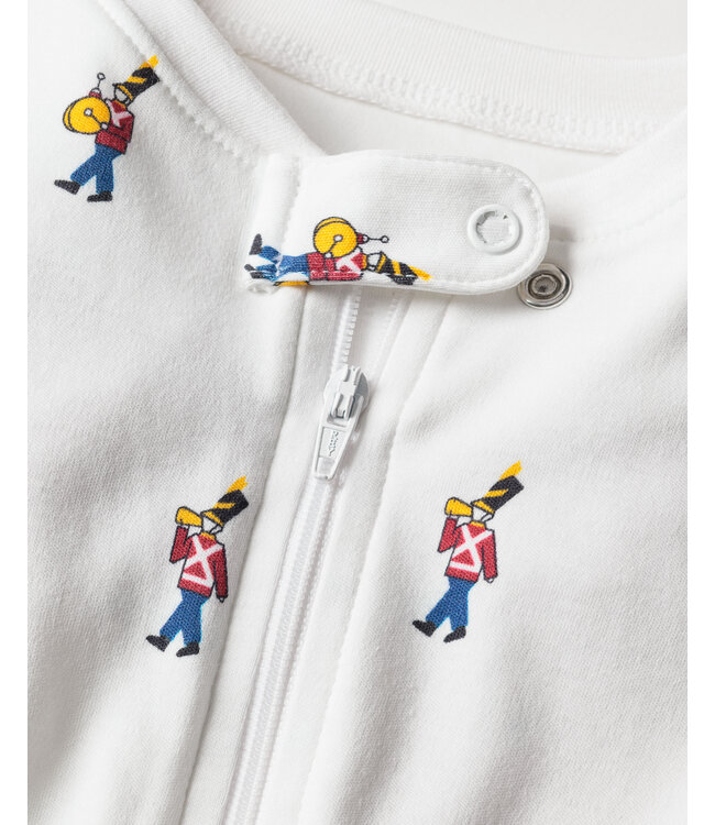Toy Soldier Baby's Pima Romper | Petite Plume