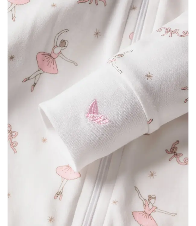 Sugar Plum Fairy Baby's Pima Romper | Petite Plume