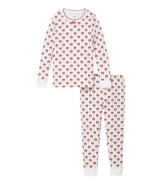 Petite Plume Blissful Bows Pima PJ Set