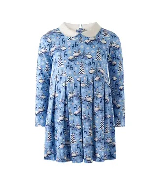 Rachel Riley Snow Chalet Jersey Dress