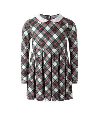 Rachel Riley Tartan Jersey Dress