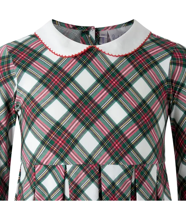 Tartan Jersey Girls Dress | Rachel Riley