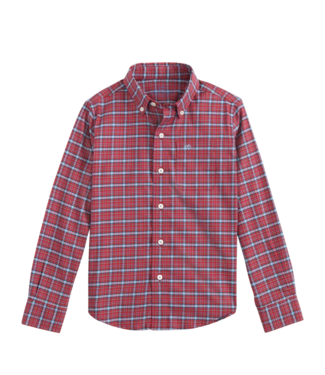 Southern Tide Salsa Red L/S Skipjack Sport Shirt
