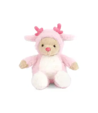 Pink Reindeer Bear