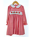 Smocked Christmas Garland Holiday Caroline Dress | Ruth and Ralph
