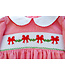 Smocked Christmas Garland Holiday Caroline Dress | Ruth and Ralph