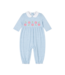 Florence Eiseman Stripe Knit Longall with Flowers