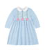 Florence Eiseman Stripe Knit Dress with Flowers