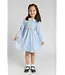 Stripe Knit Dress with Flowers | Florence Eiseman