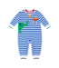 Florence Eiseman Stripe Knit Longall with Elephant & Basketballs