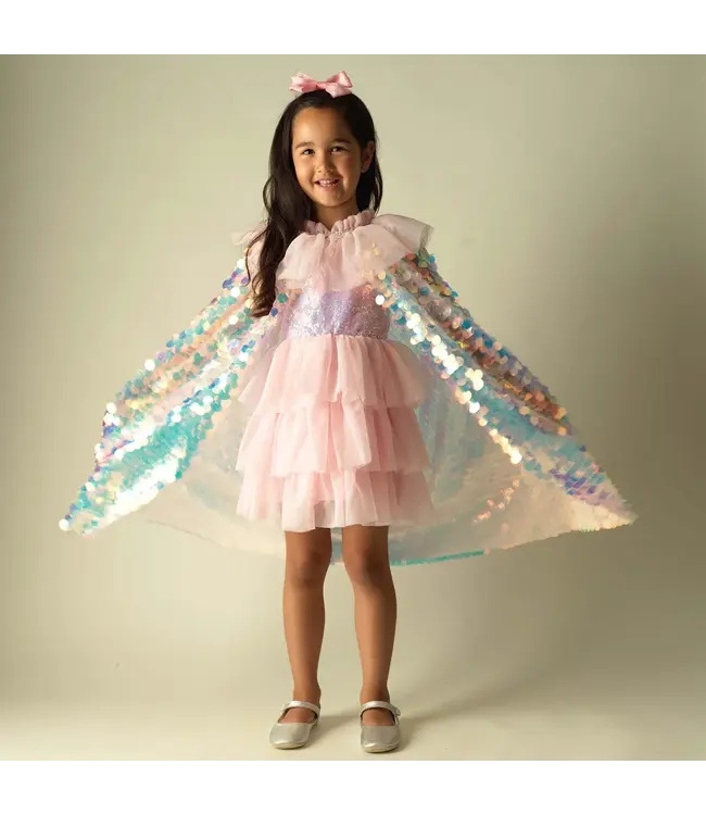 Glitter Tutu Dress, Cape & Hair Clip Set | Rachel Riley
