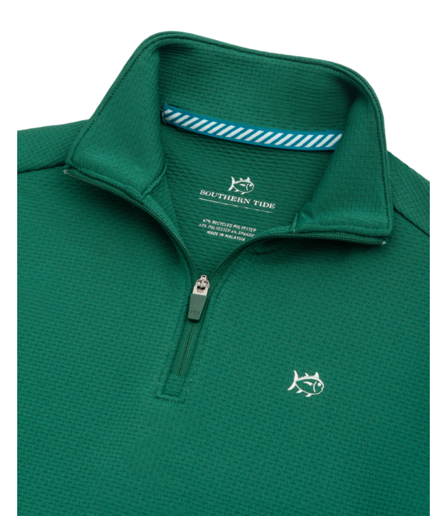 Boys Schooner Quarter Zip - Salt Meadow | Southern Tide