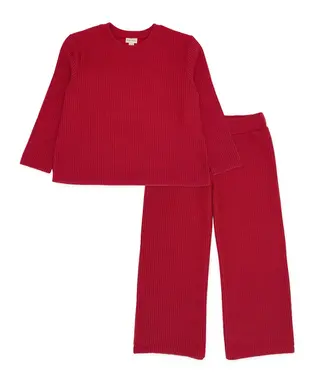 Feather 4 Arrow Red Velvet Woodland Sweater Set