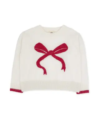 Feather 4 Arrow Ivory Camille Bow Sweater
