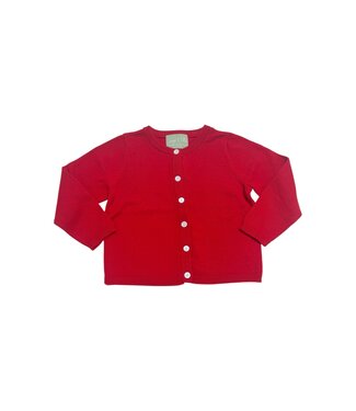 Sage and Lilly Red Cardigan